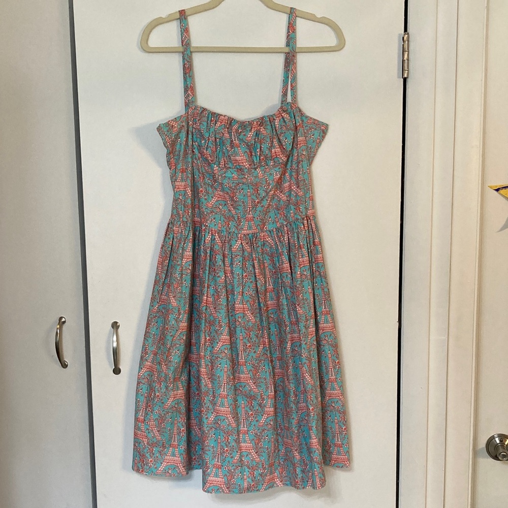 Bernie Dexter Paris Dress in Eiffel Tower Print